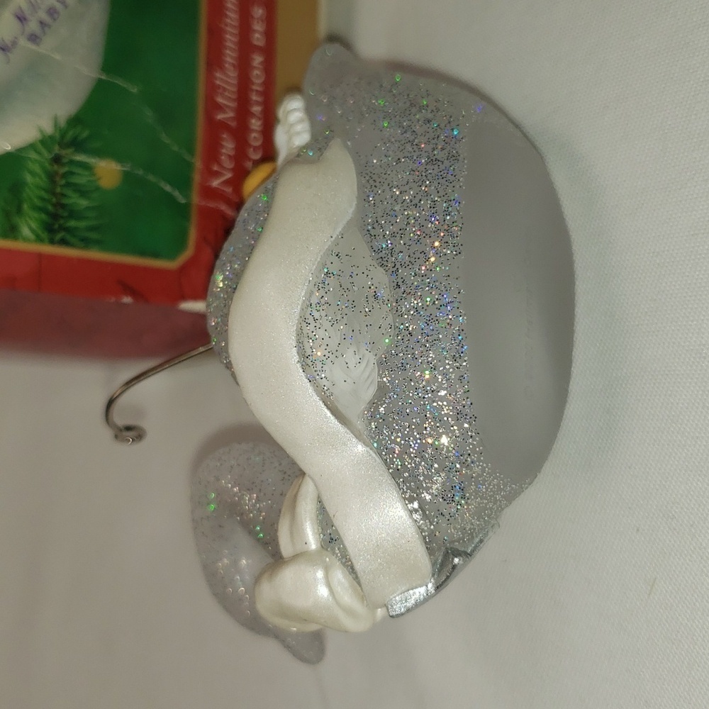 Vintage Hallmark New Millennium baby Christmas ornament in box - Picture 4 of 6